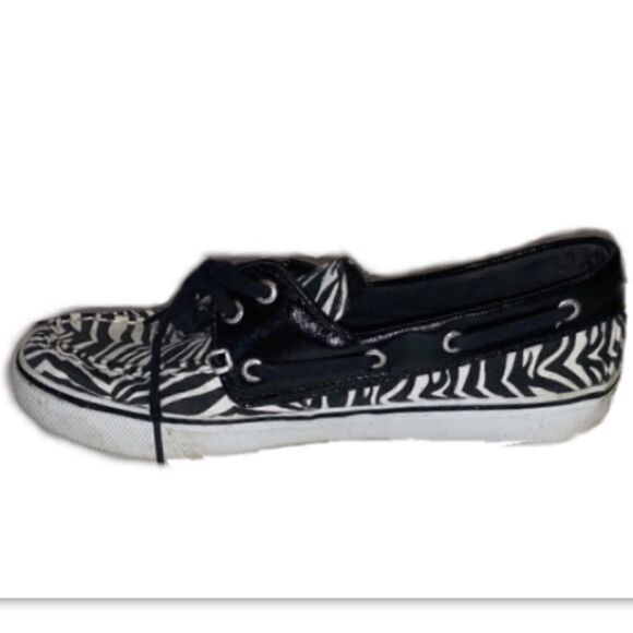 Sperry zebra print boat shoes size 7 - Picture 4 of 7